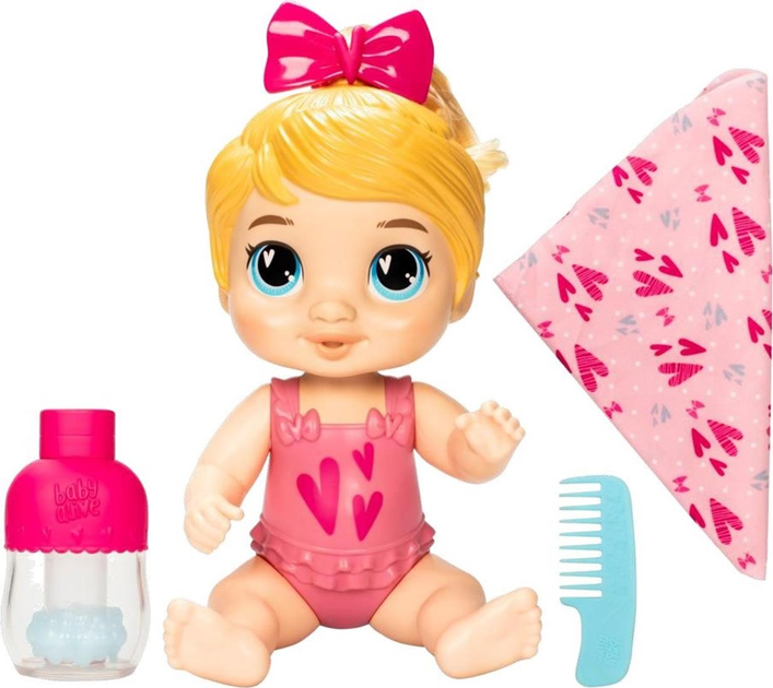Lalka Bobas Hasbro Baby Alive Shampoo Snuggle Harper Hugs Doll 28 cm F9119 (5010996211095) - obraz 3