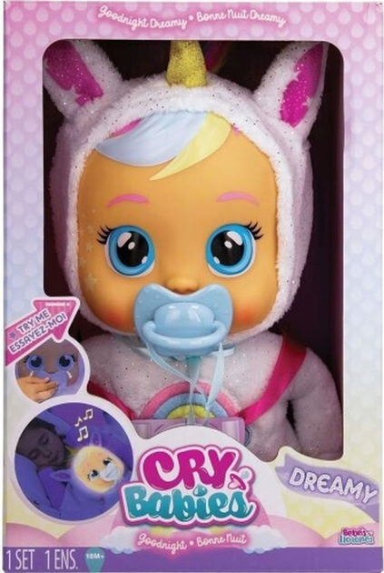Пупс Cry Babies Goodnight Dreamy Doll 30 см 4104-91412 (8421134914124) - зображення 1