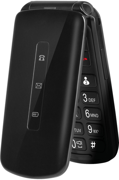 Мобільний телефон Kruger&Matz Simple 929 для літніх людей Black (5901890097468) - зображення 2
