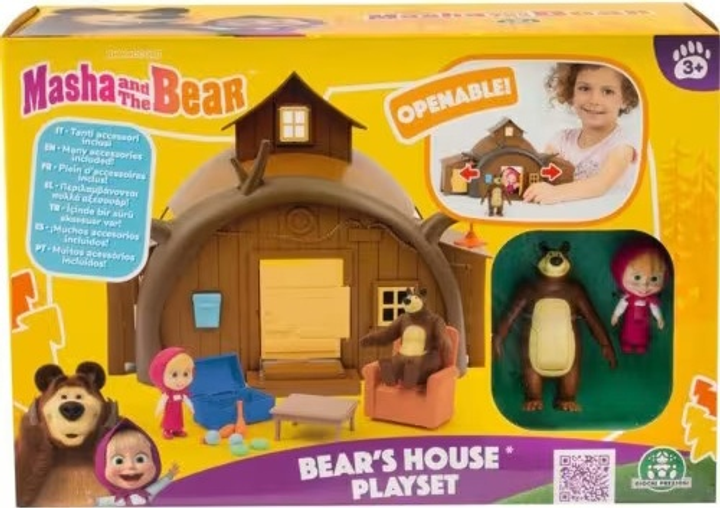 Zestaw Giochi Preziosi Masza i Niedźwiedź Dom Niedźwiedzia MHA22000 (8056379161882) - obraz 1