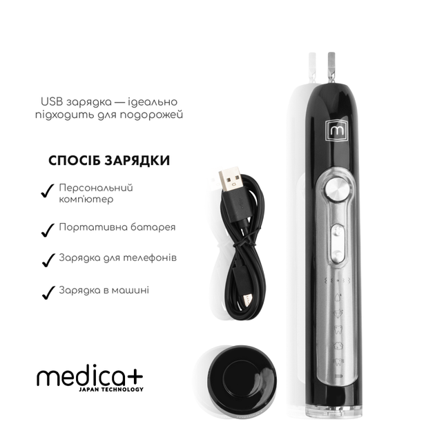 Ультразвуковая зубная щетка MEDICA+ PROBRUSH 9.0 black - изображение 8