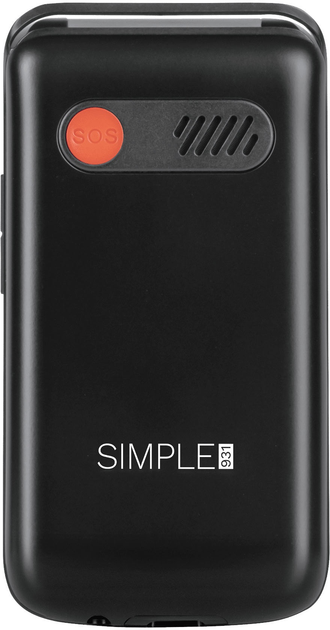 Мобільний телефон Kruger&Matz Simple 931 4G для літніх людей Black (5901890118491) - зображення 5