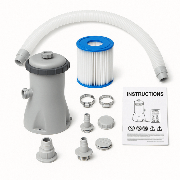Наливной Бассейн Intex 305x61 см с фильтром - Easy Set 28118 - изображение 6