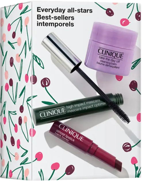 Набір Clinique High Impact Mascara Туш для вій 7 мл + Бальзам для демакіяжу 15 мл + Блиск для губ 1.2 г (192333236819) - зображення 1