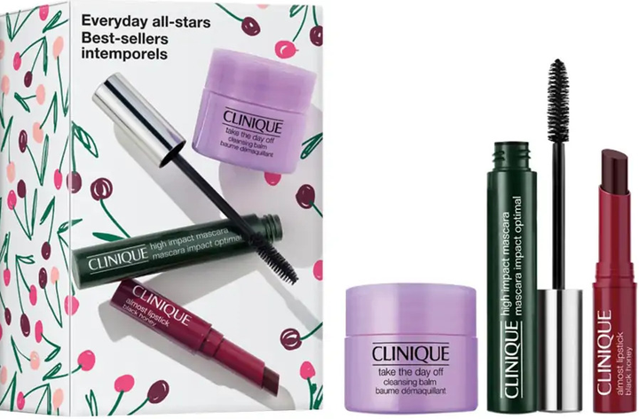 Набір Clinique High Impact Mascara Туш для вій 7 мл + Бальзам для демакіяжу 15 мл + Блиск для губ 1.2 г (192333236819) - зображення 2