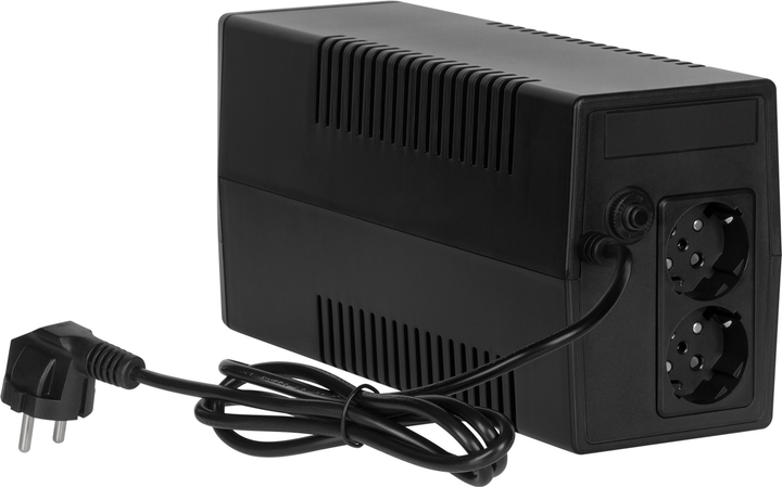 ДБЖ Rebel Nanopower 1000 600 Вт/1000 ВА Black (RB-4022) - зображення 3