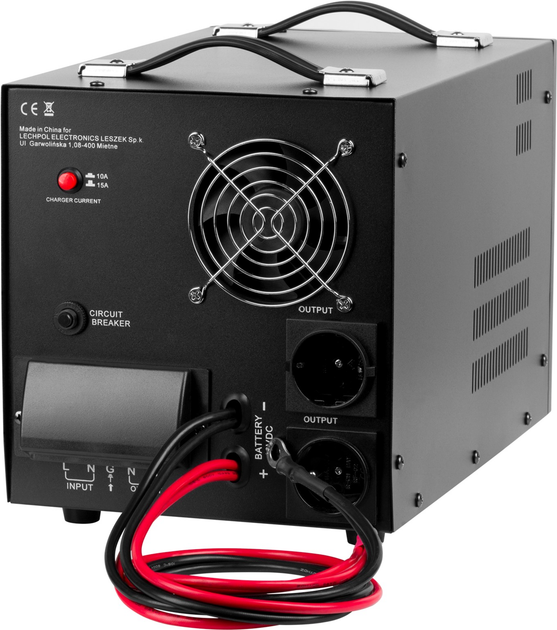 UPS Kemot PROsinus-3500/48 2400W/3500VA Black (URZ3430) - obraz 2