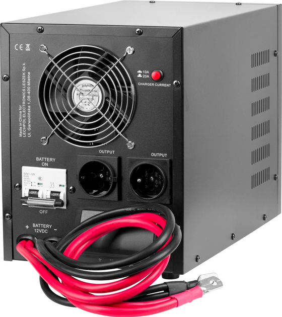 UPS Kemot PROsinus-2200 1600W/2200VA Black (URZ3431B) - obraz 2