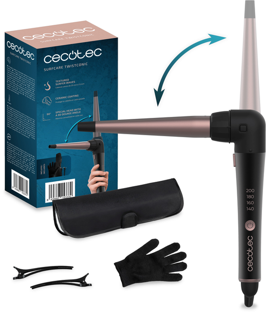 Плойка Cecotec SurfCare TwistConic - зображення 1