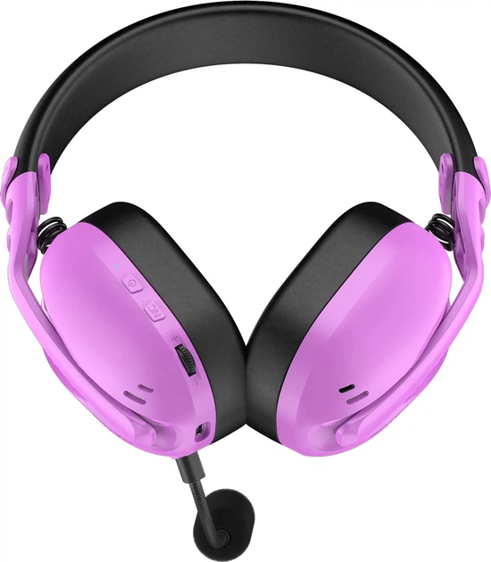 Słuchawki Hator Hyperpunk 3 Wireless Cyber Violet (8721249230660) - obraz 7