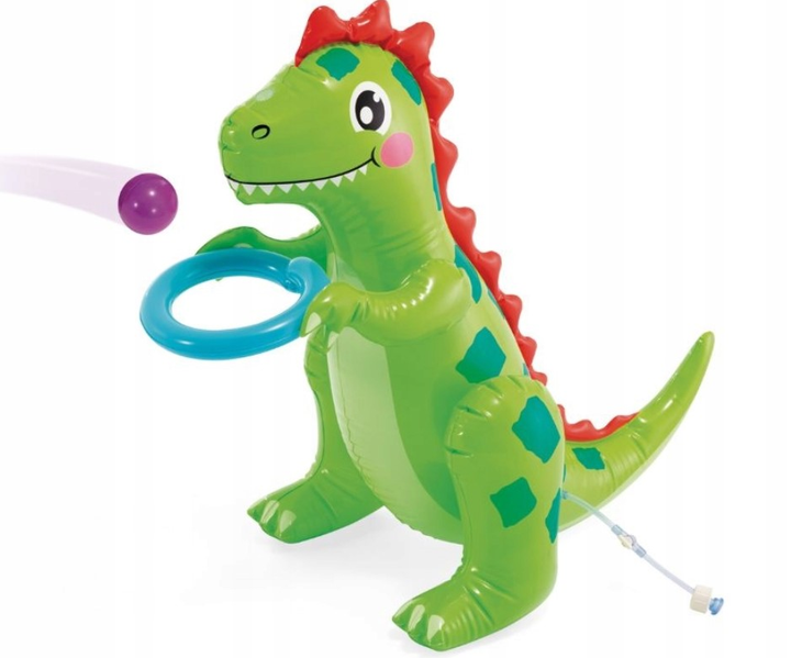 Водяний надувний ігровий центр Intex Dino Park з надувною гіркою 56139 201 x 157 x 69 см (6941057428628) (955555911598546) - Уцінка - зображення 8