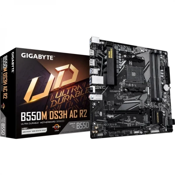 Материнська плата gigabyte b550m ds3h ac r2 (sAM4, amd b550) - зображення 4