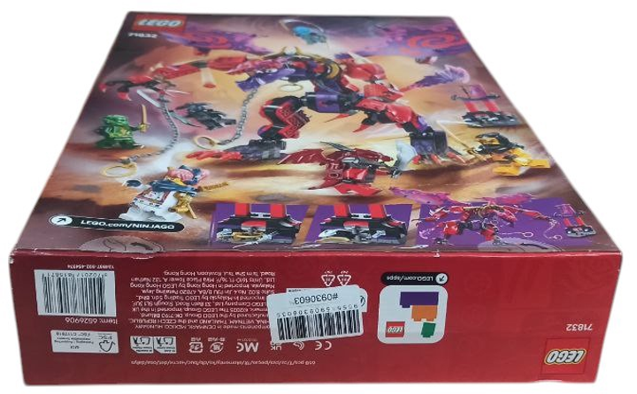 Zestaw klockow LEGO NINJAGO Smok chaosu Kielogrzmot 668 elementow (71832) (955555909306035) - Outlet - obraz 3