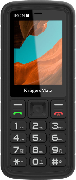 Мобільний телефон Kruger&Matz IRON 4 4G Black (5901890105200) - зображення 3