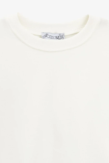 Свитшот однотонный для девочки First Kids 0129 134 см Молочный shop (2000990974440) - изображение 4