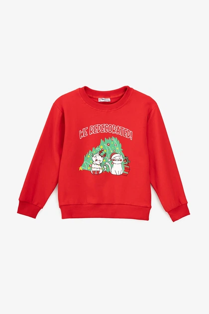 Свитшот с принтом для девочки Atabey 10695.1 116 см Красный (NY) shop (2000990780539) - Фото 6 Свитшот с принтом для девочки Atabey 10695.1 116 см Красный (NY) shop (2000990780539) - изображение 6