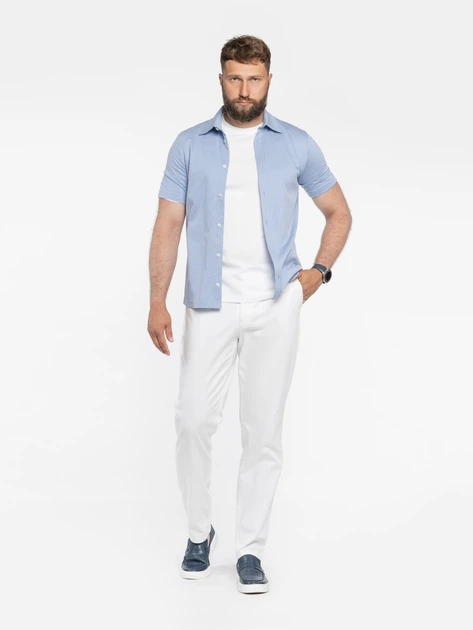 Рубашка хлопковая летняя мужская Arber Ralph Jersey SS M14.25.23.521 XL Голубая (2800000536497) - изображение 3