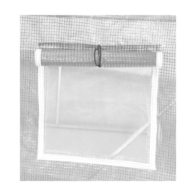 Аркова теплиця для дачі, городу та саду Helper HPR-0603_F25, 6×3×2 м, 18 м2 - універсальний парник для розсади з посиленим каркасом і захистом від ультрафіолету - зображення 3