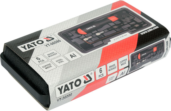 Прес ручний Yato для вальцювання гальмівних трубок YT-06086 (5906083087899) - зображення 3