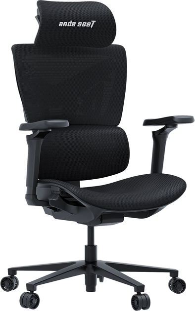 Fotel gamingowy Anda Seat X-Air Pro XL Mesh Space Black (AD-WY-01-BBB-B01) - obraz 2