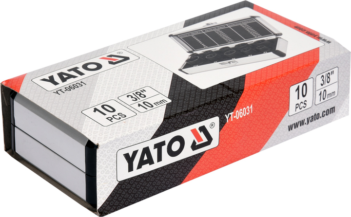 Zestaw wykrętaków do śrub Yato YT-06031 10 szt (5906083031472) - obraz 3