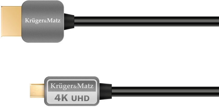Кабель Kruger&Matz HDMI - micro HDMI 3 м Black (5901436784944) - зображення 1