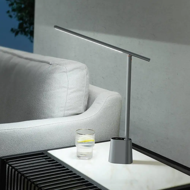 Настольная лампа BASEUSRechargeable Folding Reading Desk Lamp Grey DGZG-0G - Фото 3 Настольная лампа BASEUSRechargeable Folding Reading Desk Lamp Grey DGZG-0G - изображение 3
