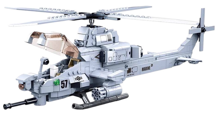 Конструктор Sluban M38‑B0838 Вертоліт Апачі 482 елементів (4772013265993) - зображення 2