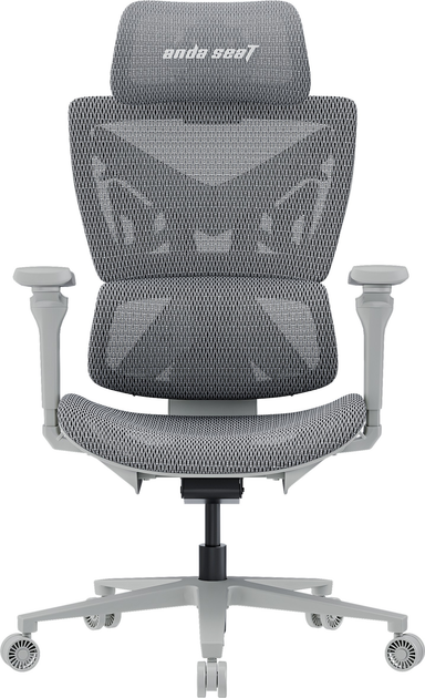 Fotel gamingowy Anda Seat X-Air Pro XL Mesh Ash Gray (AD-WY-01-GGF-G01) - obraz 1