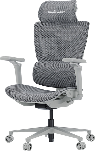 Fotel gamingowy Anda Seat X-Air Pro XL Mesh Ash Gray (AD-WY-01-GGF-G01) - obraz 3