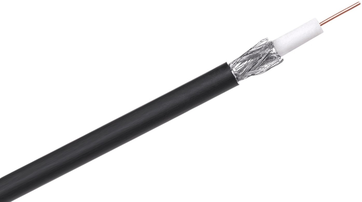 Кабель коаксіальний Cabletech F690 BV + гель 305 м Black (5901436707240) - зображення 2
