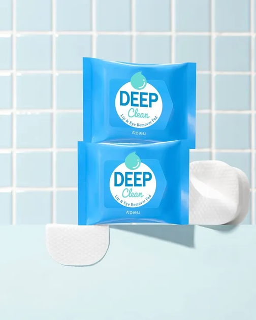 Диски A'pieu Deep Clean Lip & Eye Remover Pad для видалення макіяжу з очей і губ 37 г (8809747961566) - зображення 4