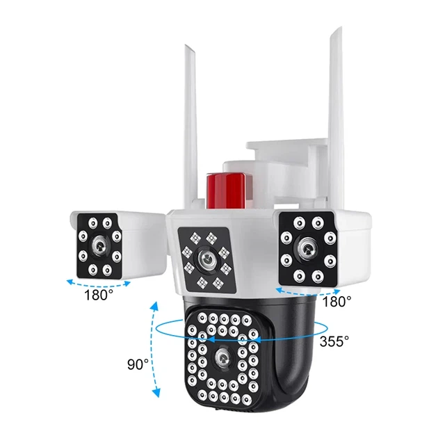 Камера IP наблюдения Wifi 16 Мп 10-Х ZOOM уличная поворотная - Фото 2 Камера IP наблюдения Wifi 16 Мп 10-Х ZOOM уличная поворотная - изображение 2