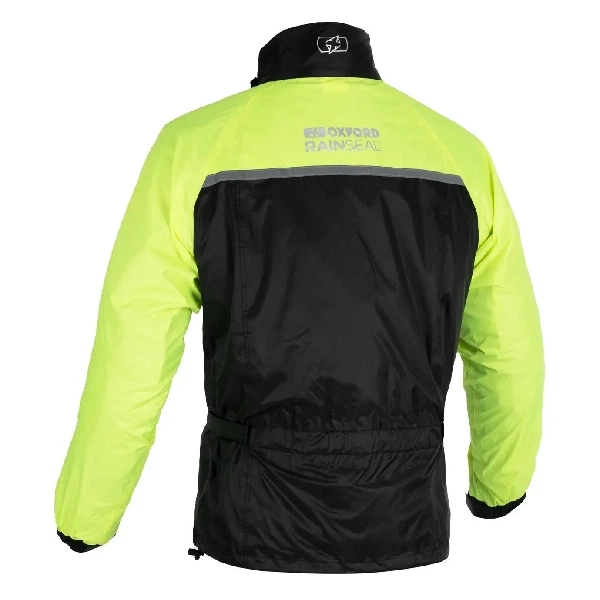 Дощовик Oxford Rainseal Over Jacket Black/Fluo - XL - зображення 4