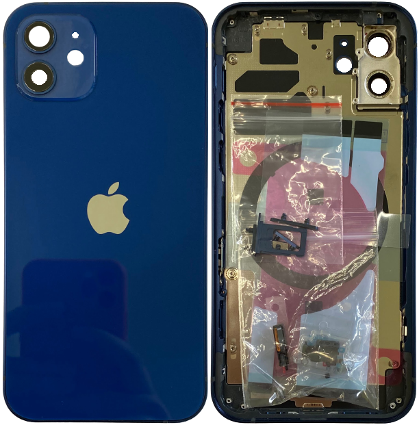 Корпус iPhone 12 синій Original PRC - Фото 1 Корпус iPhone 12 синій Original PRC - зображення 1