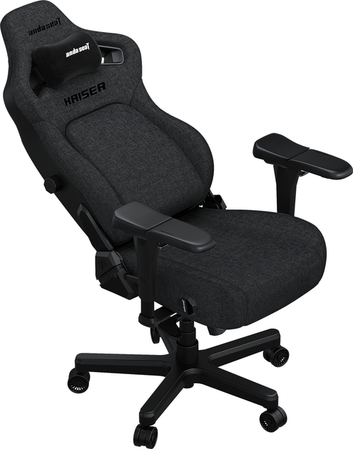 Крісло ігрове Anda Seat Kaiser 4 L Dark Gray Fabric (AD12YDDC-L-20-GB-CF) - зображення 8