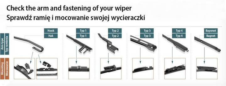 Pióro wycieraczki samochodowej Valeo VF35 szkieletowe 350 mm (VA 575535) - obraz 4