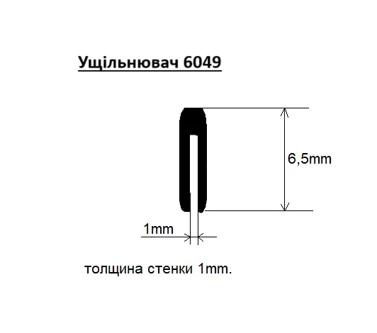 Уплотнитель резиновый П образный для тюнинга - изображение 2