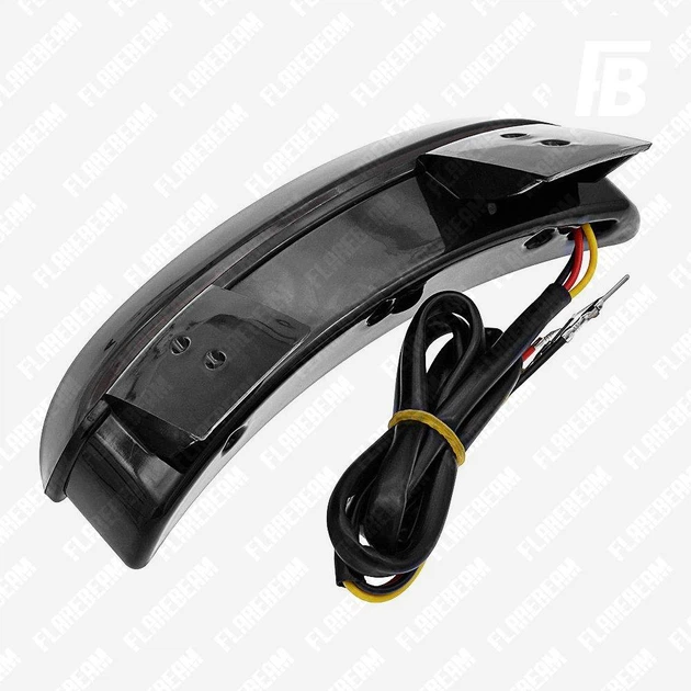 Ліхтар задній CF для мотоциклів Harley-Davidson Sportster з коротким крилом LED тоноване скло (червоний) - Фото 4 Ліхтар задній CF для мотоциклів Harley-Davidson Sportster з коротким крилом LED тоноване скло (червоний) - зображення 4