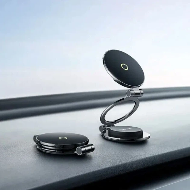 Uchwyt samochodowy na telefon Baseus MagPro Series II Magnetic Car Mount Stick-on Version Cosmic Black (C40172900121-00) - obraz 7