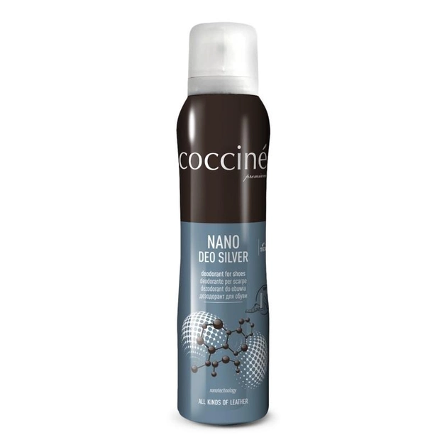 Дезодорант для взуття з частинками срібла Coccine Nano Deo Silver 150 мл 4532 - Фото 1 Дезодорант для взуття з частинками срібла Coccine Nano Deo Silver 150 мл 4532 - зображення 1
