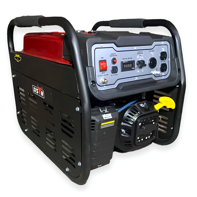 2.8 кВт бензиновый однофазный генератор Bison MT 5500W - изображение 8