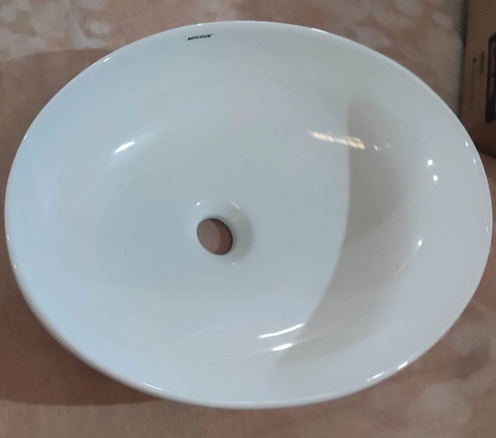 Раковина накладная Mixxus Premium ELLIPSE-0102 515х400х130mm (MP6551) - изображение 3