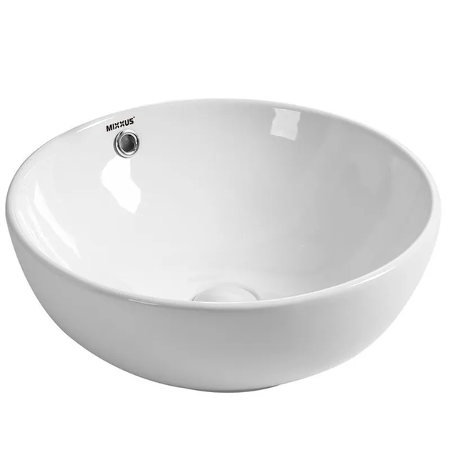 Раковина накладная Mixxus Premium ELLIPSE-0205 430х430х175mm с переливом (MP6530) - Фото 1 Раковина накладная Mixxus Premium ELLIPSE-0205 430х430х175mm с переливом (MP6530) - изображение 1
