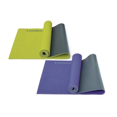Килимок для йоги Toorx Yoga PVC 173 х 60 х 0,6 см Verde/Antracite (MAT-176) (931138) - Фото 2 Килимок для йоги Toorx Yoga PVC 173 х 60 х 0,6 см Verde/Antracite (MAT-176) (931138) - зображення 2