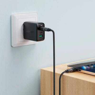 Кабель USB 2.0 Type-C M-M, 1,2 м, 60W, silicone braid C10-03 Acefast - Фото 6 Кабель USB 2.0 Type-C M-M, 1,2 м, 60W, silicone braid C10-03 Acefast - изображение 6