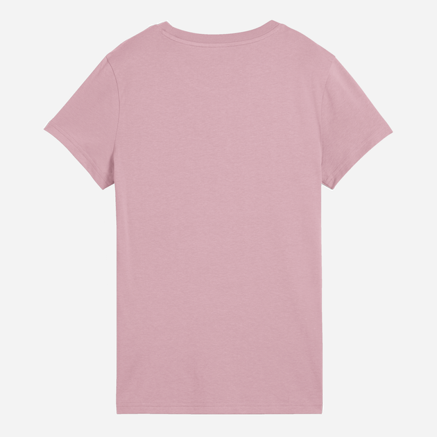 Футболка хлопковая женская Puma Essentials Graphics 63153665 M Poised Pink-metallic gold с принтом (4069157476713) - изображение 5