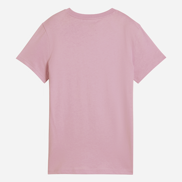 Футболка бавовняна жіноча Puma Essentials Foundation 68237165 M Poised Pink з принтом (4069157670135) - зображення 5