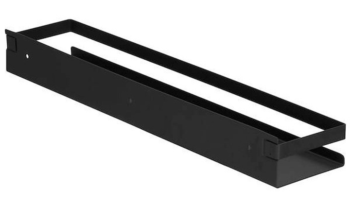 Półka łazienkowa Springos ze stali nierdzewnej 50 x 10 cm czarna (5907719453170) - obraz 1