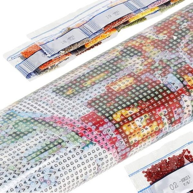 Zestaw do haftu diamentowego Springos mozaika krajobraz smok 40 x 30 cm DP0030 (5907719443805) - obraz 10
